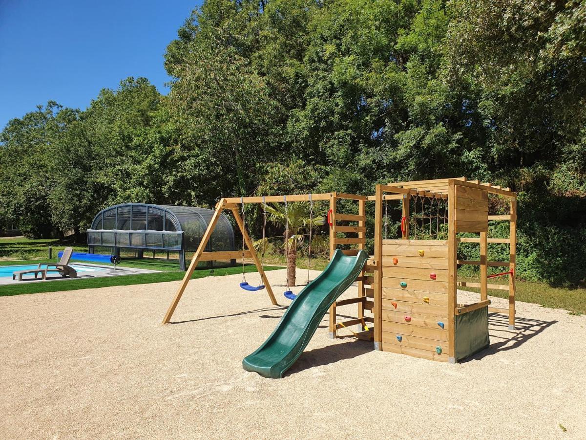 Gites De Maner Ster - Le Frene Piscine Ou Le Chene Piscine Et Spa Privatif Cléden-Poher Kültér fotó